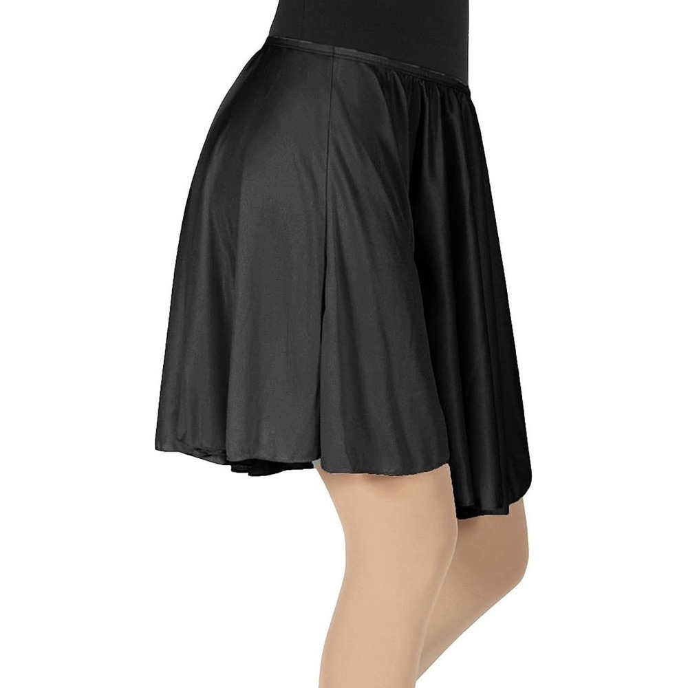 Eurotard Women's High Rise Pull On Character Dance Skirt #13774 - Black - Small